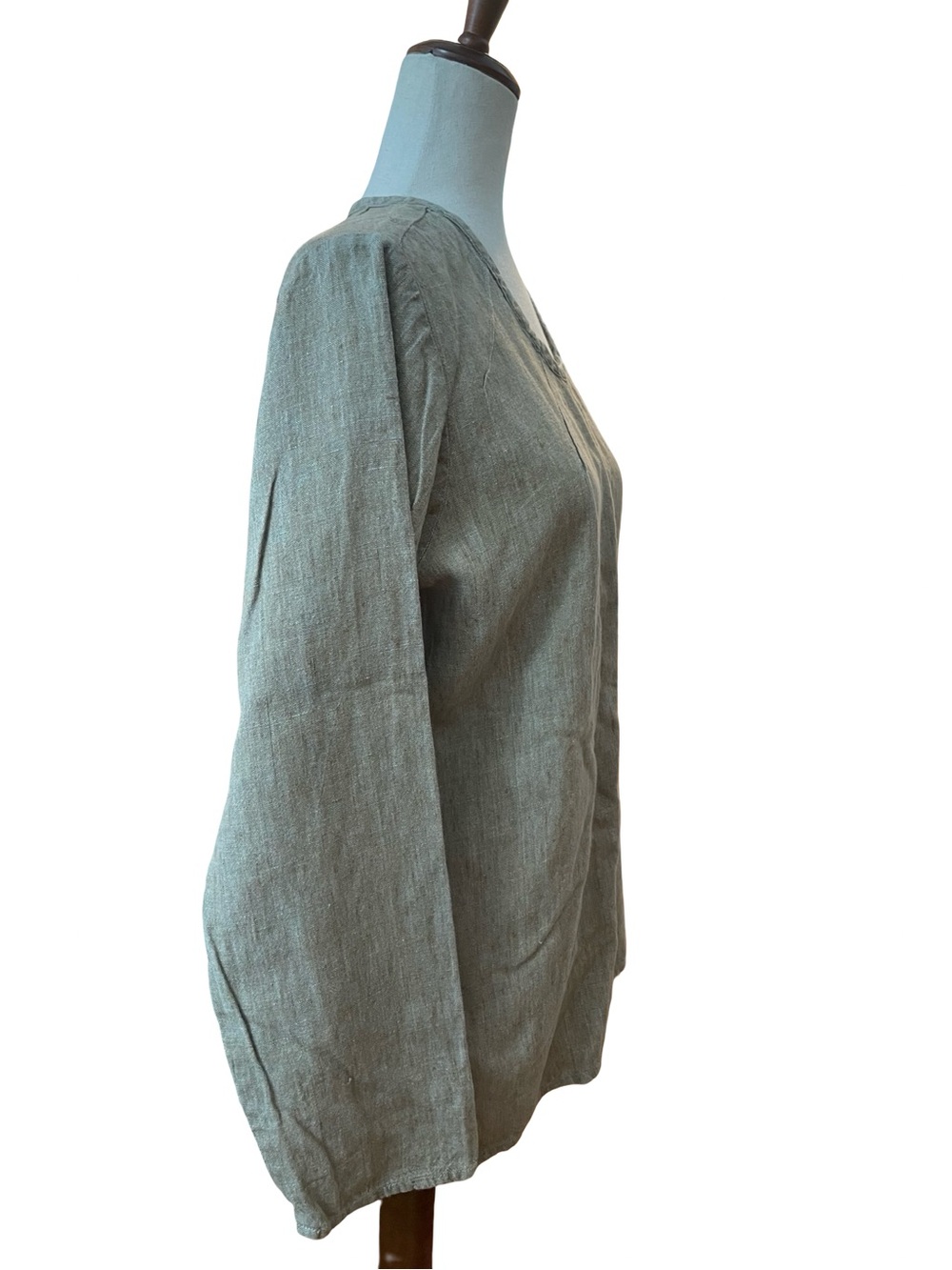 FLAX 100% LINEN TOP - Picture 4 of 12